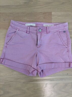 Pilcro and the letterpress Anthropologie pink shorts, 29, GUC